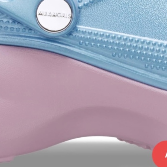 Crocs Mean Girls Platform Blue and Pink Brand New - Picture 8 of 11